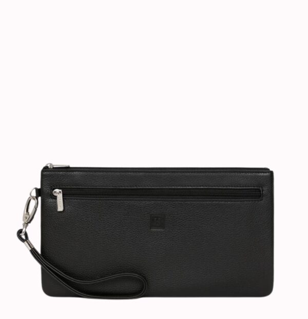 Line Confort Wristlet Grained Leather - Image 3