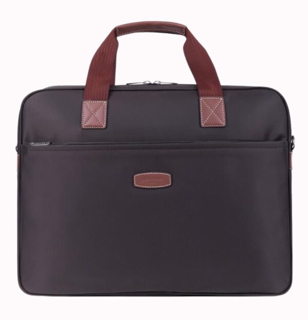 Line Diversite Brief Case Nylon With Split Leather