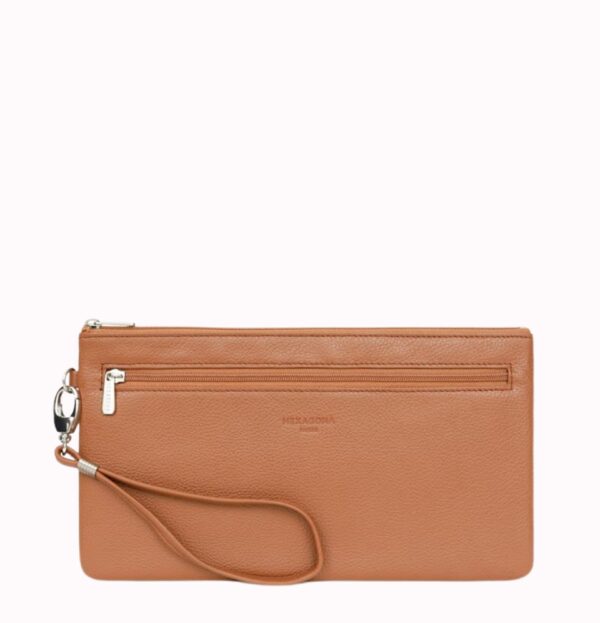 Line Confort Wristlet Grained Leather