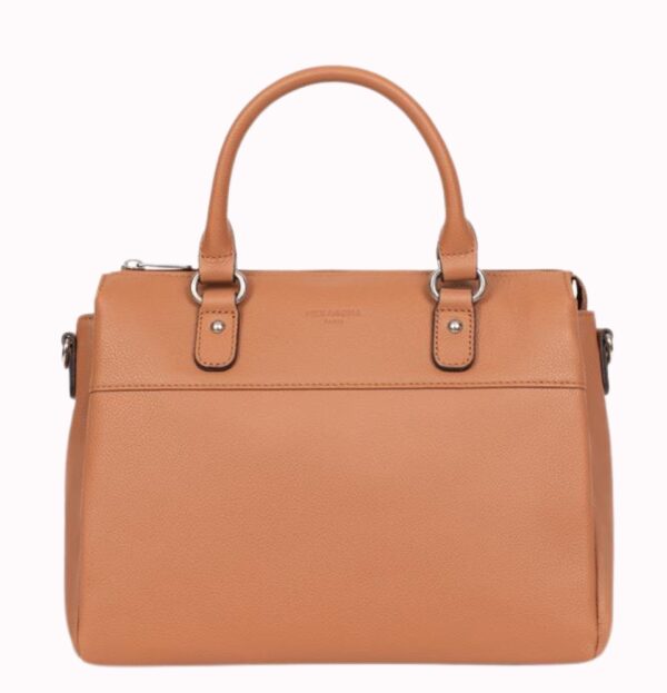 Line Confort Handbag 2 Short Handles Grained Leather