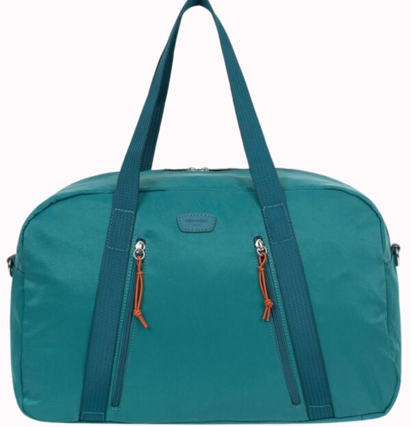 Line Sporty - Nylon With Split Leather Travel/Gym Bag - Image 3