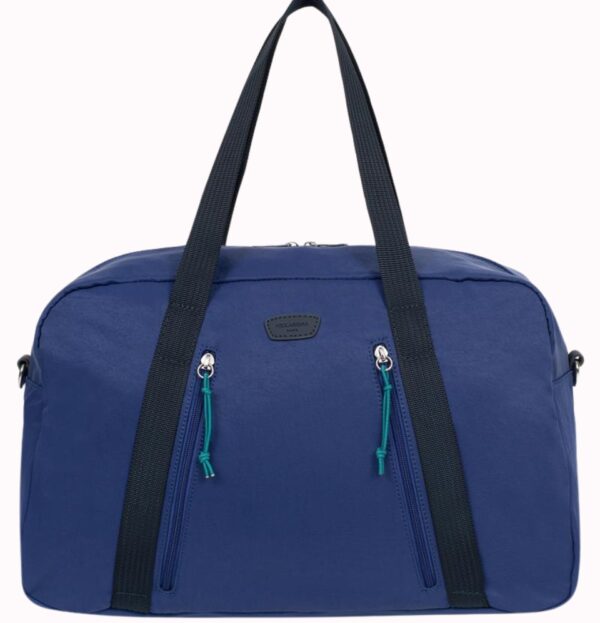 Line Sporty - Nylon With Split Leather Travel/Gym Bag - Image 2