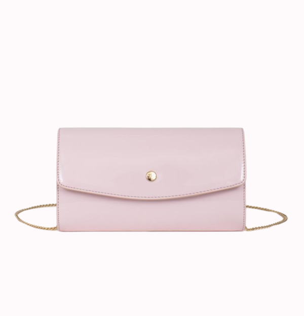 Clutch bag - Smooth patent synthetic - Image 4